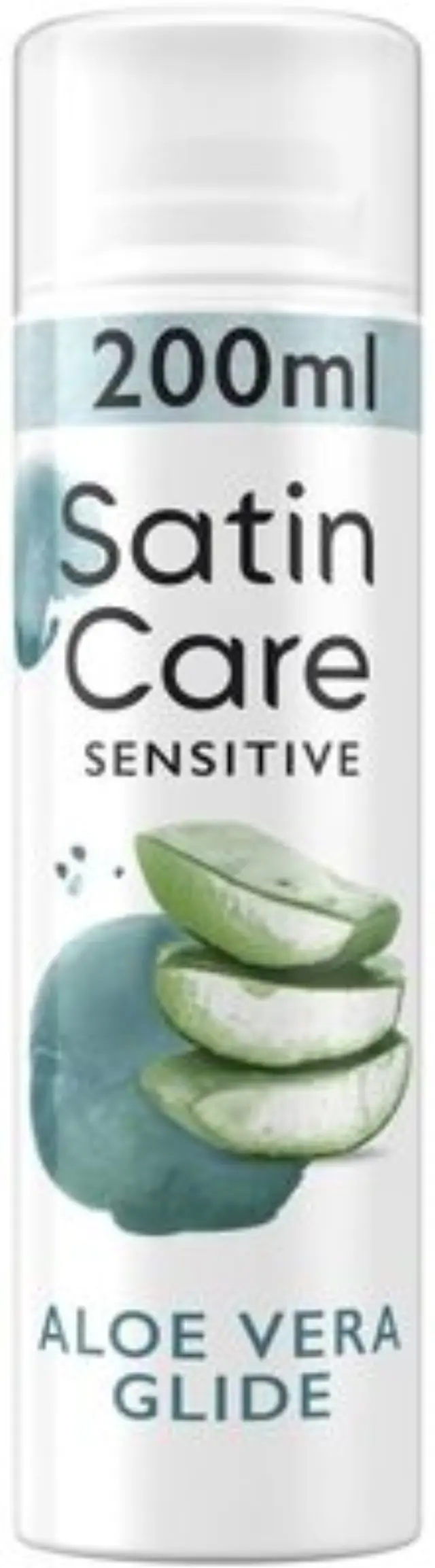 Gillette Satin Care Sensitive Skin Gel, Γέλη Ξυρίσματος με Αλόη για Ευαίσθητες Επιδερμίδες 200ml