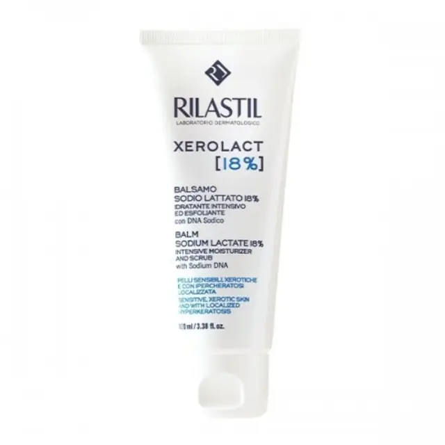 Rilastil Xerolact Balm Sodium Lactate 18% Βάλσαμο σώματος για τη Ξηροδερμία + την τοπική Υπερκεράτωση, 100ml