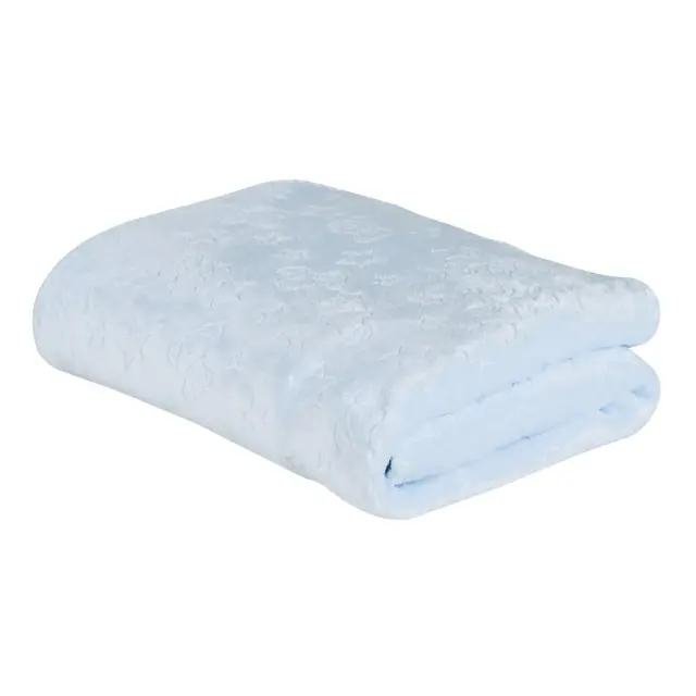 Κουβέρτα Αγκαλιάς 75x100 Fleece Relax Das Home 4905 Light Blue 100% Πολυέστερ
