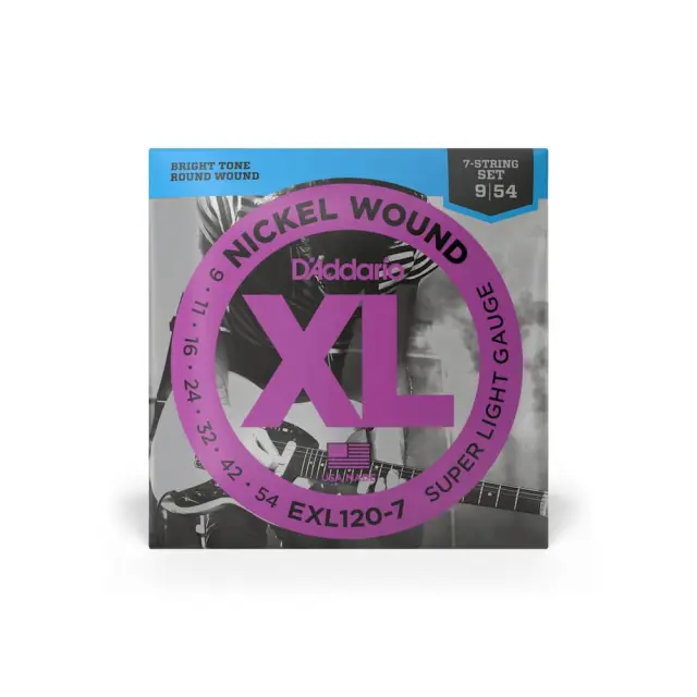 D'Addario EXL120-7 Χορδές 7άχορδης Ηλεκτρικής Κιθάρας 9-54