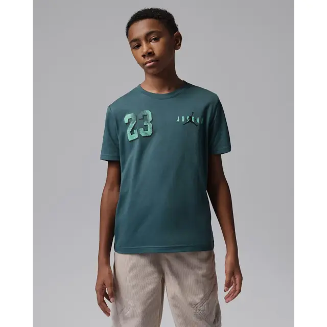 Jordan JDB Brooklyn Varsity ΠΑΙΔΙΚΗ ΜΠΛΟΥΖΑ (95F748-EA0) - Πετρόλ