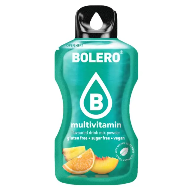 BOLERO Multivitamin - Χυμός σε σκόνη για 0,5L (Κουτί των 12) x 3gr