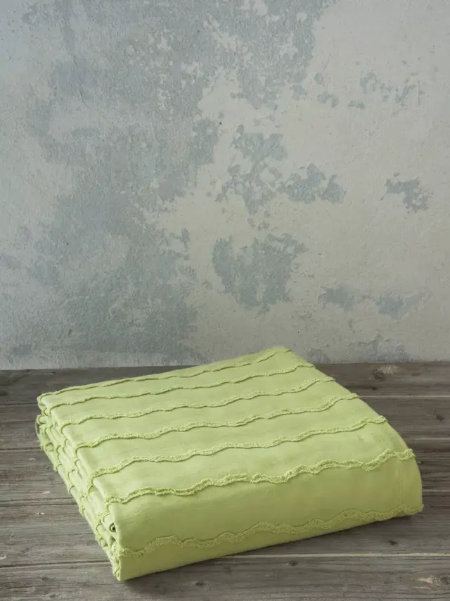 Κουβέρτα Oleada - Green Πράσινο Υπέρδιπλη 230χ250