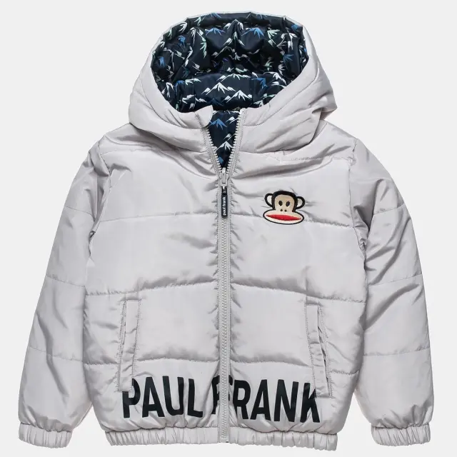 Μπουφάν Paul Frank διπλής όψης με κέντημα και τύπωμα