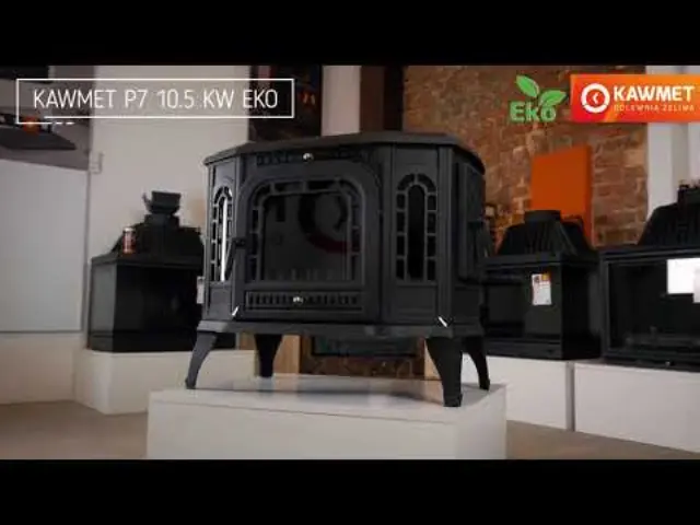 Ενεργειακή Σόμπα Ξύλου 10.5kW από Μαντέμι P7 PB ECO - KAWMET 2