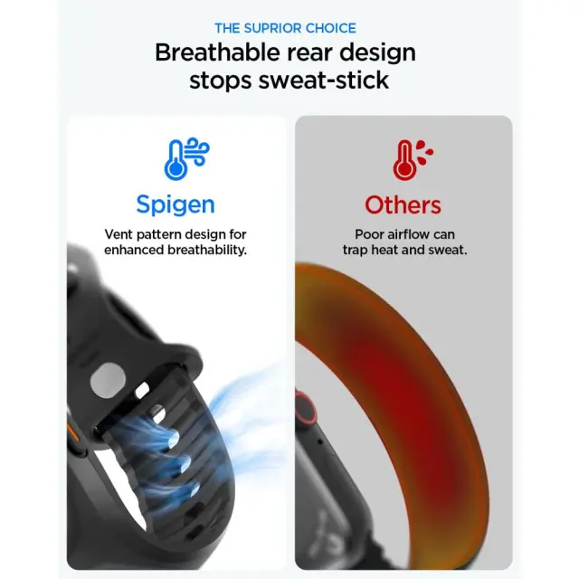 SPIGEN LIQUID AIR 'PRO' APPLE WATCH ULTRA 1 / 2 / 3 (49 MM) BLACK 2