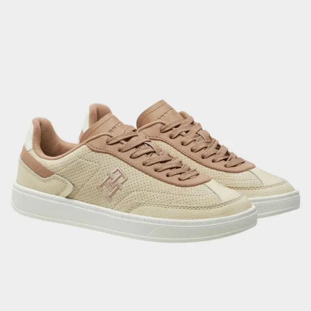 Tommy Hilfiger - Γυναικεία Sneakers Th Monogram Colour-Blocked FW0FW08380-0F8 Μπεζ - 41 2