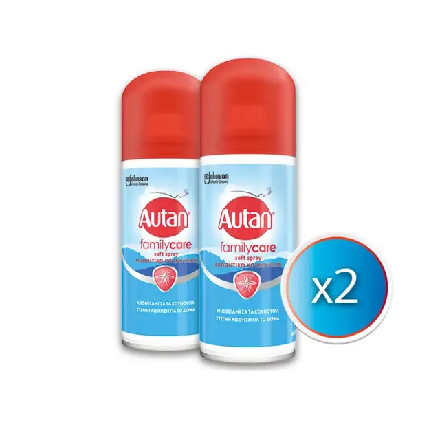 AUTAN Soft Spray Family Care 2x100ml ΔΙΠΛΗ ΣΥΣΚΕΥΑΣΙΑ