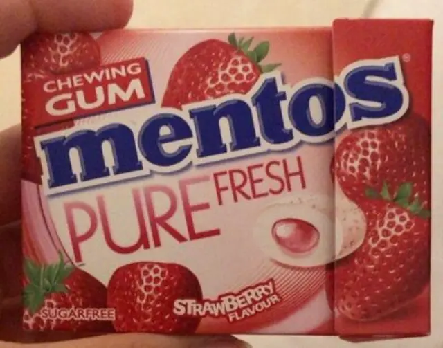 Mentos Pure Fresh Φράουλα 30gr 1 τμχ