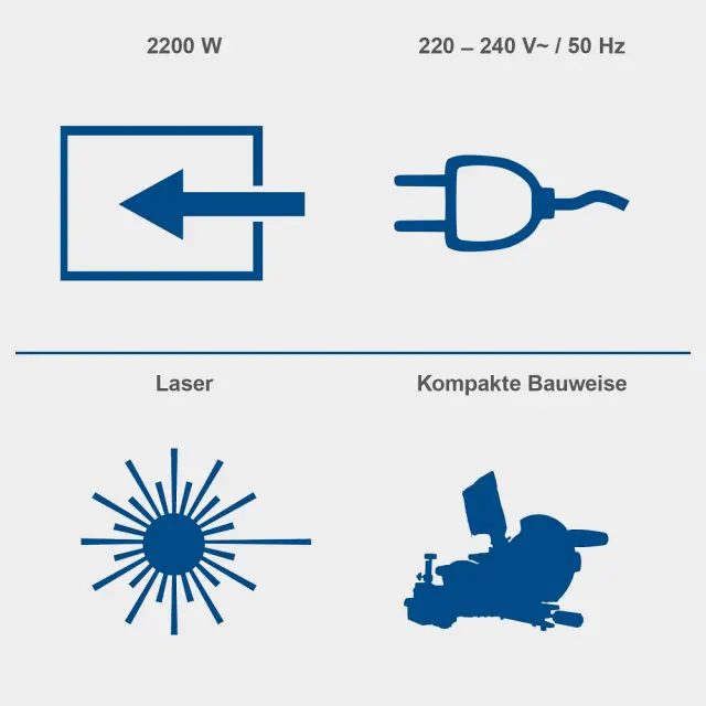 Φαλτσοπρίονο Radar / Συρόμενο Scheppach HM254SPX | 2200W - Ø 254mm (με Laser & 2 Δίσκους 48Z & 60Z) 3