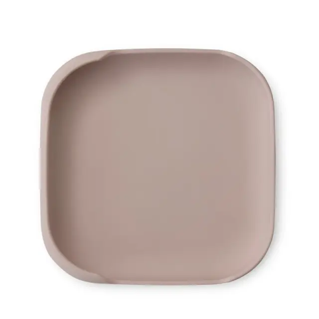 Interbaby Πιάτο Σιλικόνης Dark Pink SI005-66