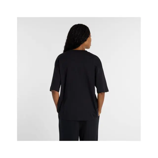 New Balance Visibly Loved Oversized T-Shirt (WT61M1JB-BK) - Μαύρο 3