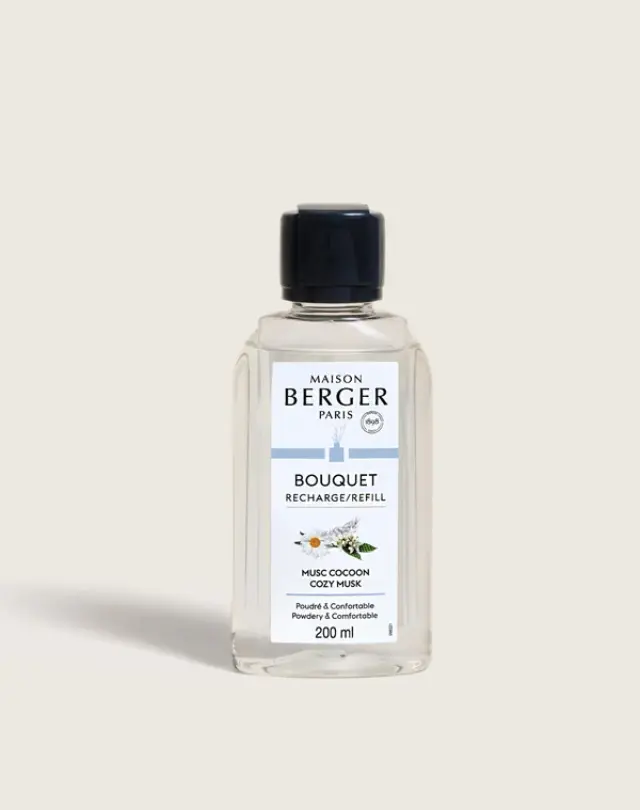 Maison Berger Paris Bouquet Diffuser Refill Cozy Musk Υγρό Αναπλήρωσης για Δοχείο Αρωματισμού Χώρου 200ml