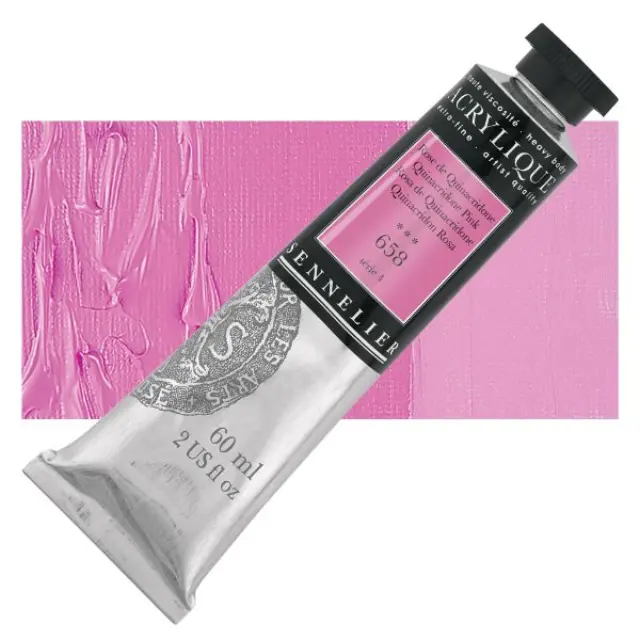 Ακρυλικό Sennelier Extra Fine - 658 Quinacridone Pink S4 - 60ml