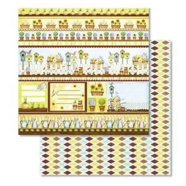 Χαρτί Scrapbooking Ursus με Glitter 30,50x30,5cm , Garden