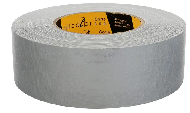 ALLCOLOR GAFFER-TAPE Professional Fabric Tape – Gaffer 50mm x 50m silver (690-50 SI)