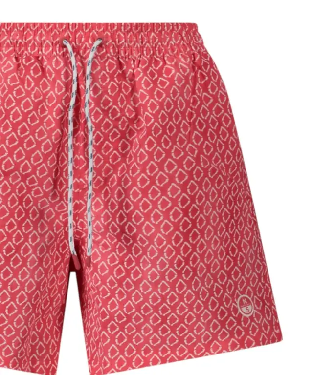 North Sails- Ανδρικό Μαγιό Σορτς 673751-000-C038 Κόκκινο 3