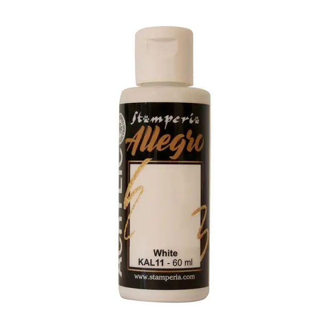 Χρώμα ακρυλικό Allegro 59ml, white