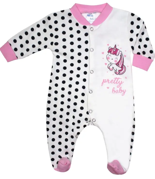 Pretty Baby New Born Φορμάκι Κοριτσίστικο Unicorn Εκρού/Μαρίν (35896-0) Εκρού - 1-2 μηνών
