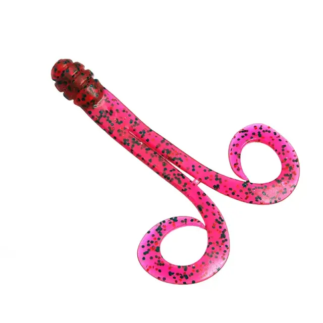 Χταποδάκι Tai Rubber Namida Double Curly Large #TWC01 Red Black