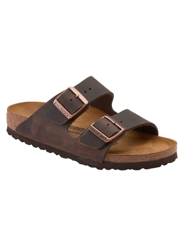Birkenstock Πέδιλα Unisex δέρμα Καφέ BIR/ARIZONA 052531 FL/HABAN 2