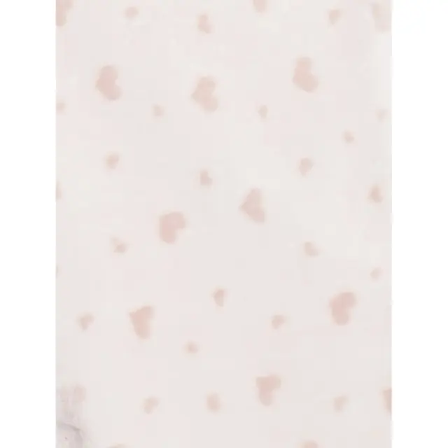 Κουβέρτα Λίκνου 80x110 Βελουτέ 550gsm Nima Luni Uni Pink 100% Πολυέστερ 2