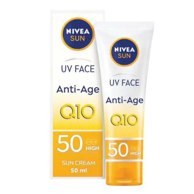 Nivea Sun Anti-Age Q10 Αντηλιακή Κρέμα SPF50+ 50ml