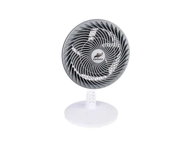 ΑΝΕΜΙΣΤΗΡΑΣ ΕΠΙΤΡΑΠΕΖΙΟΣ Φ30cm 80W 5 ΠΤΕΡΥΓΙΑ ΛΕΥΚΟΣ-ΓΚΡΙ
