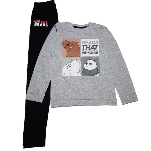 Πιτζάμα Μακρυμάνικη Bear White 80202640011 - 8-9 Y (134cm)