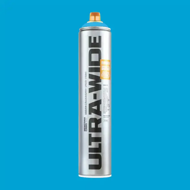 Montana Ultra Wide Spray Paint 750ml UW Light Blue