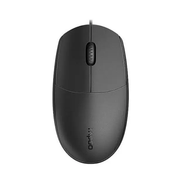 Rapoo® N100 Ενσύρματο Ποντίκι- Μαύρο