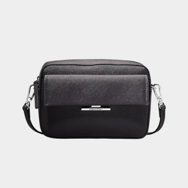 Calvin Klein - Γυναικεία Τσάντα CK Linear Camera Bag Saffiano K60K612564-BEH Μαύρο