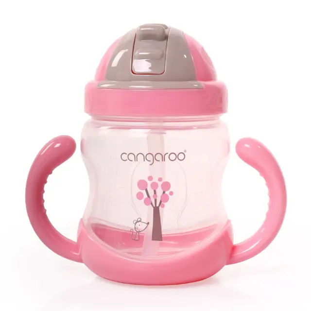 Εκπαιδευτικό Ποτηράκι 6m+ 280ml Boo Pink C0582 Cangaroo 3800146263416