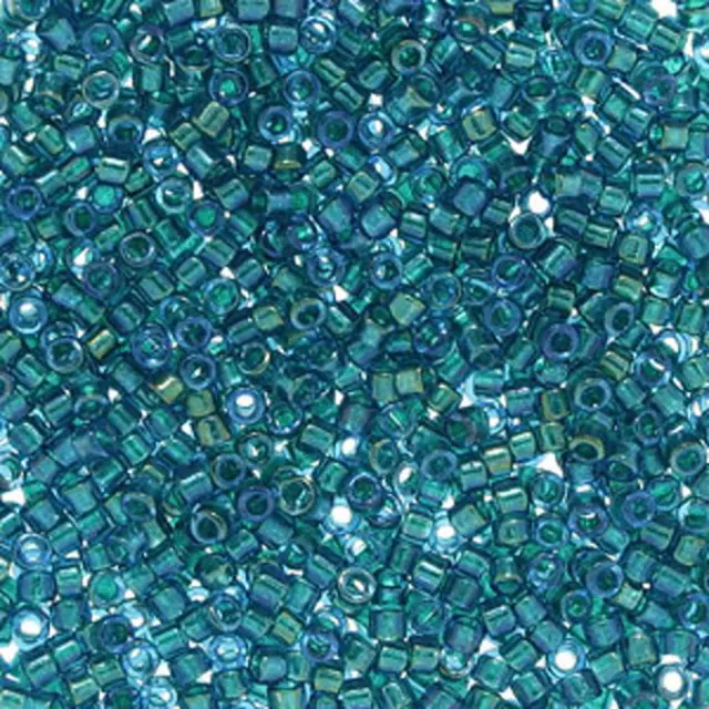 Χάντρα Miyuki Delica 11/0 - DB1764 - Inside Color Lined Aqua AB ~7gr