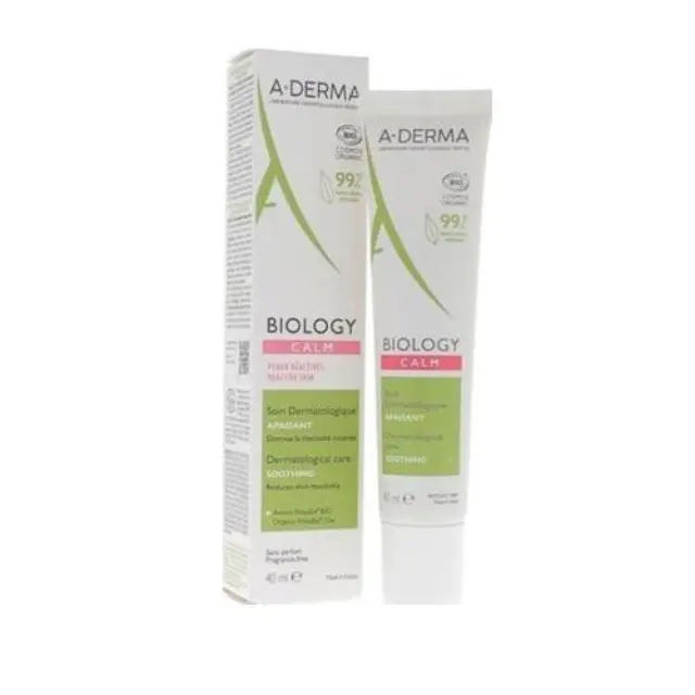 A-Derma Biology CALM Δερματολογική Καταπραϋντική Φροντίδα για το Αντιδραστικό Δέρμα 40ml