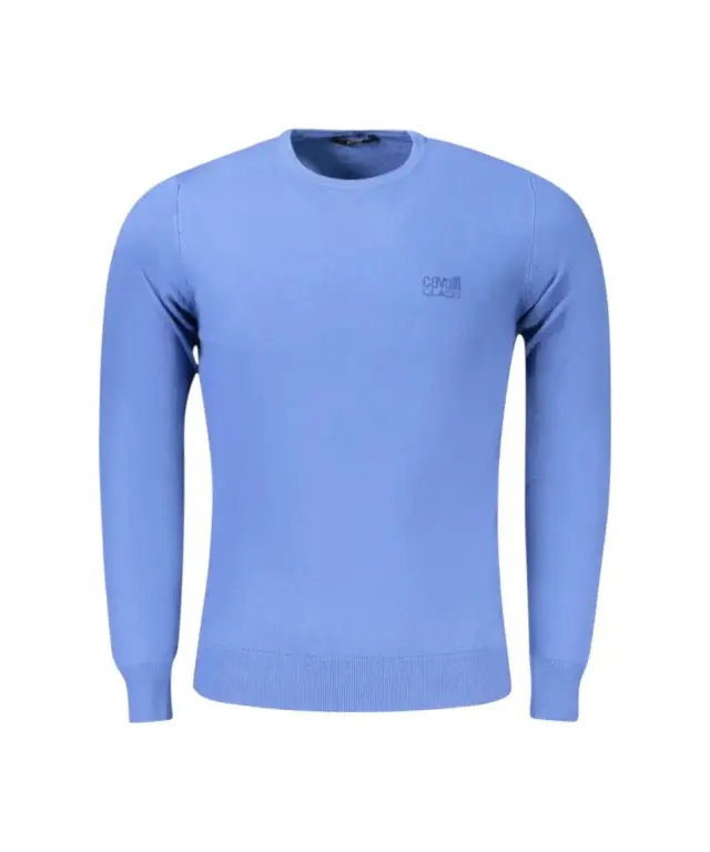 Cavalli Class - Ανδρικό Πουλόβερ Crewneck TXM60AMAC01-04986 Γαλάζιο - 2XL 3