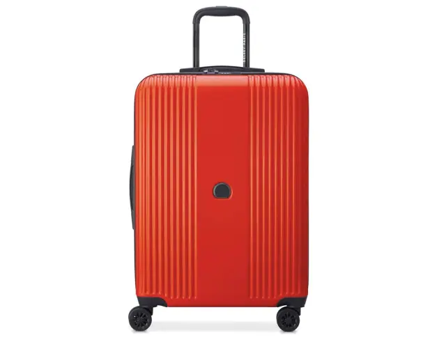 Βαλίτσα Delsey Paris Ophelie με χωρητικότητα 121L, τηλεσκοπικό χερούλι, κλείδωμα ασφαλείας, 4 ροδάκια και διαστάσεις 50x32x76cm - Red 803/810/821-EU L 3
