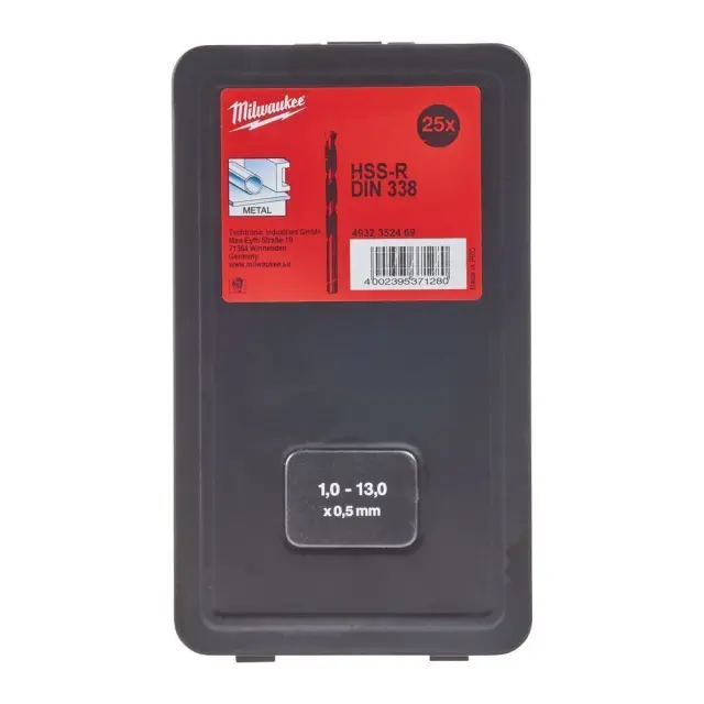 Milwaukee 4932352469 - ΤΡΥΠΑΝΙΑ ΑΕΡΟΣ ΜΑΥΡΑ SET 25τμχ MW 3