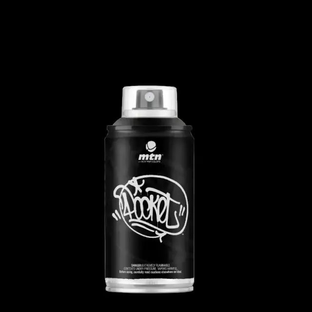 MTN Pocket Spray Paint 150ml Black (PRV-9011)