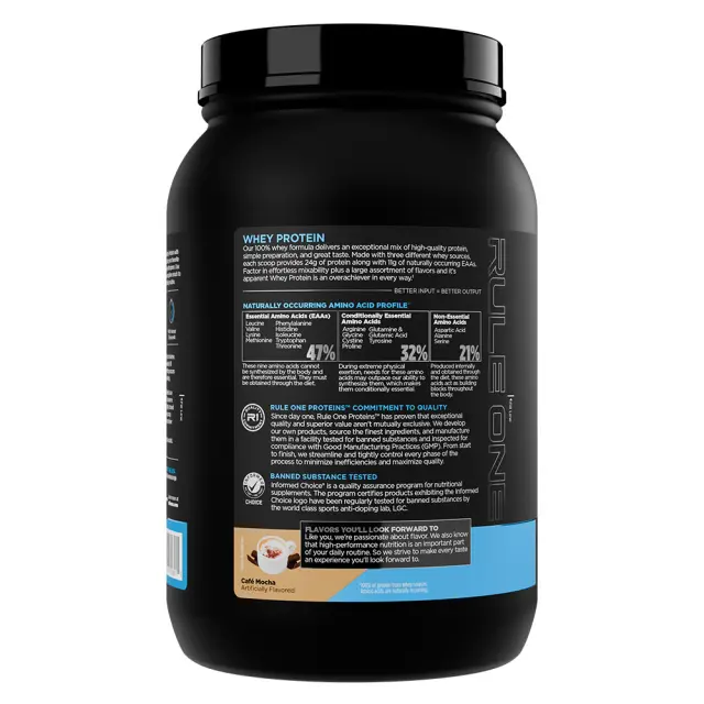 Rule1 Whey Protein Café Mocha, 2 lbs 3