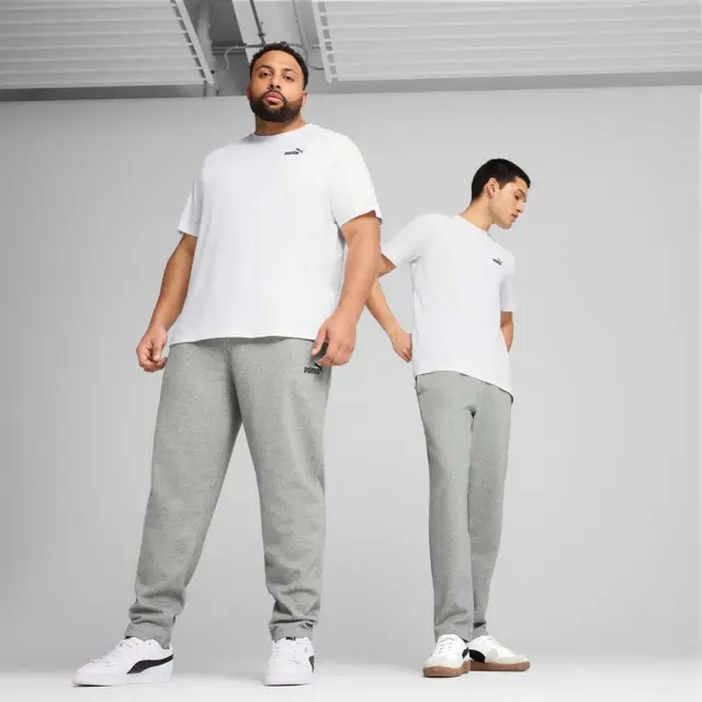 Puma Men's Essentials No1 Logo Fleece Open Hem Sweatpants Γκρι 682610-03 (Puma) 3
