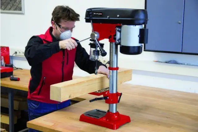 Einhell 4250595 - Δράπανο κλωνάτο TC-BD 630 πλήρες με μέγγενη για τη στερέωση του υλικού