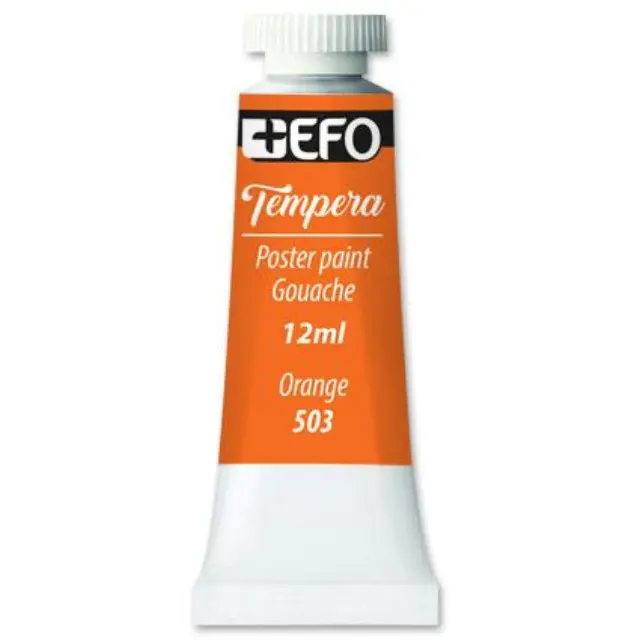 Τέμπερες +Efo 12x12ml Πορτοκαλί