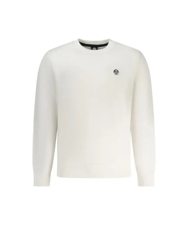 North Sails- Ανδρικό Φούτερ Hoodie Regular Fit 993035-000-0101 Λευκό 3
