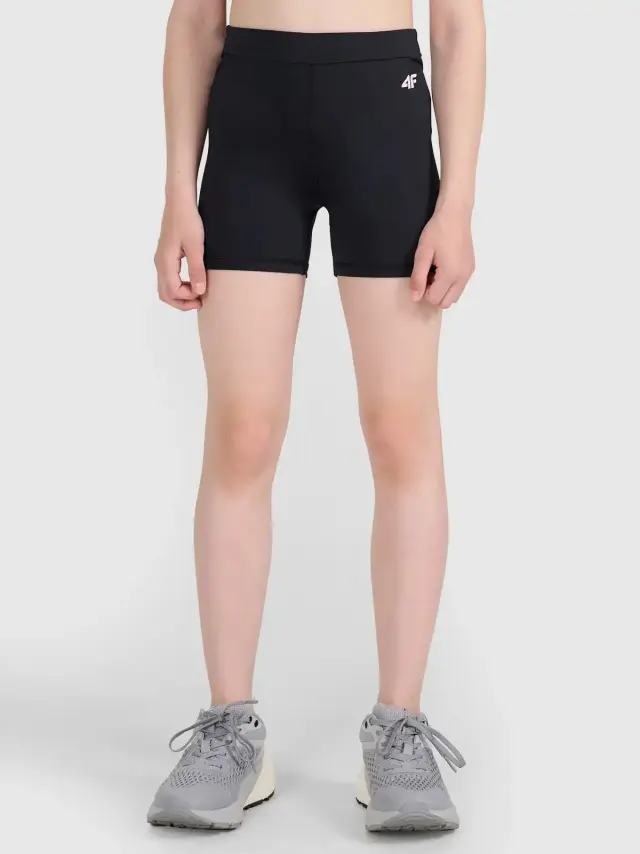4F Short Tight Fnk F100 Deep Black 4FJWSS26TFSTF100-20S - 146/152