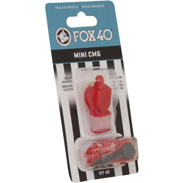 Σφυρίχτρα FOX40 MINI CMG OFFICIAL Κόκκινη 3