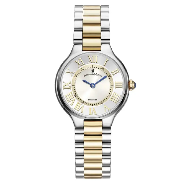 Jacques Du Manoir Celine Women's Watch Two Tone Stainless Steel Bracelet JWL06002