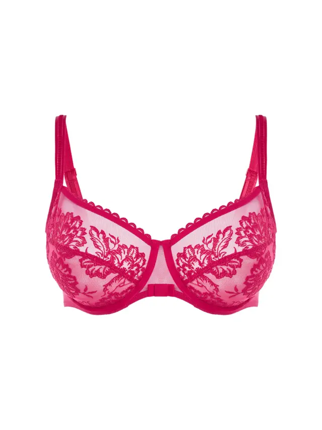Simone Pérèle Romance Σουτιέν Δαντελένιο Full Cup Magenta 2