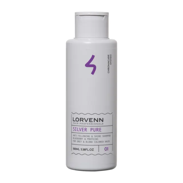 Lorvenn Silver Pure Anti-yellowing & Radiance Shampoo 100ml