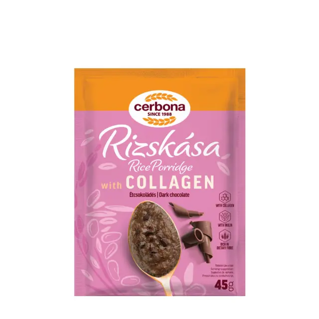 Cerbona Rice Porridge With Collagen (Dark Choco)